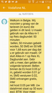 SMS-Vodafone